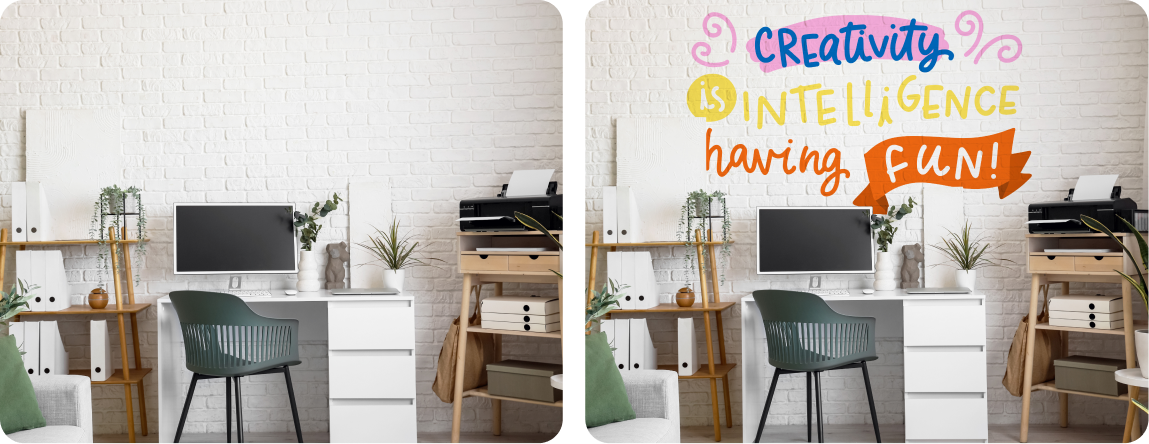 Creative Studio Wall Design